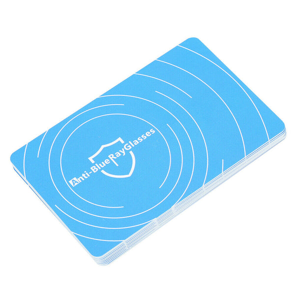 10x Anti Blue Light Purple Test Card with Generator For Glasses Polarized Tester