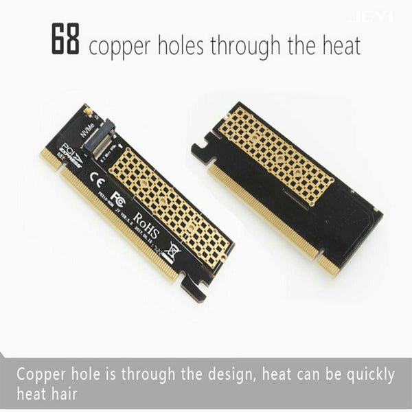 CN_ M.2 NVME SSD NGFF to PCIE 3.0 X16 Adapter Card M Key Converter Board _GG
