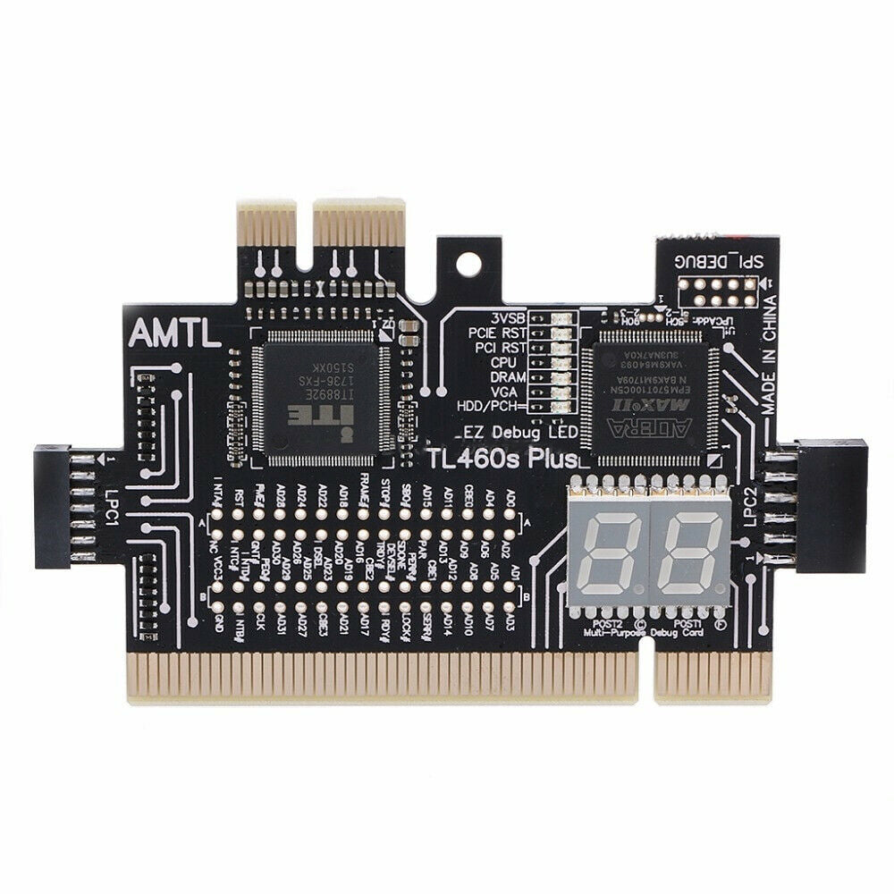 Diagnose LPC DEBUG Card PCI PCIE LPC Post Fault CODE Test Kit Motherboard Board