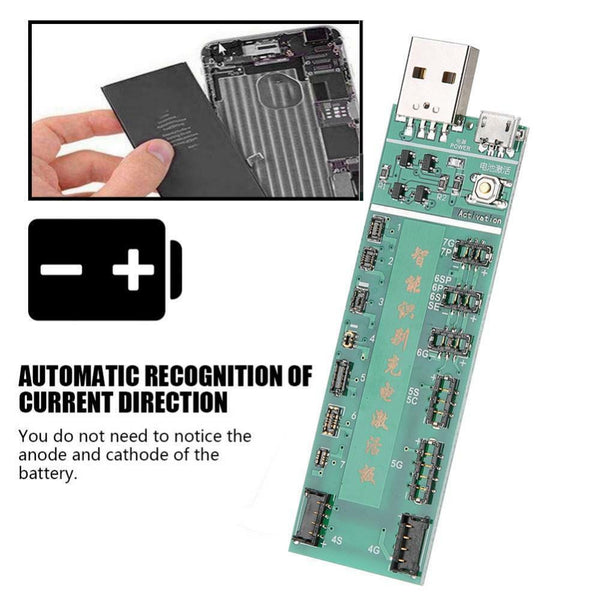 Quick Battery Tester Charger Activation Checker Board For iPhone 8 7 6 5 Samsung Mobile