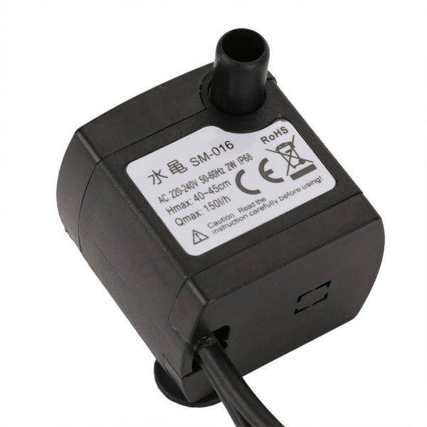 Submersible Water Pump LED Light Fish Pond Waterfall Sump Aquarium Tank Fountain