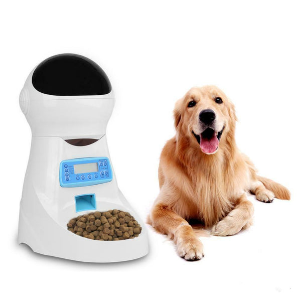 4L Automatic Program Programmable Auto Pet Cat Puppy Dog Feeder Food Dispenser
