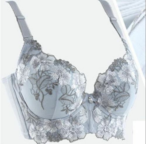 Push Up See Through Floral Lace Bra for Women Padded to Lift Up Extra Pad Full Cup Size