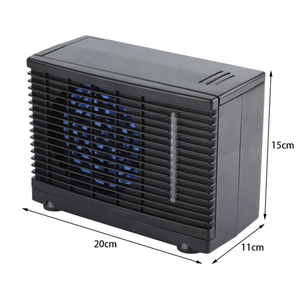 Mini Motor Car Truck  Vehicle Cooler Cooling Cool Fan Water Ice Air Conditioner