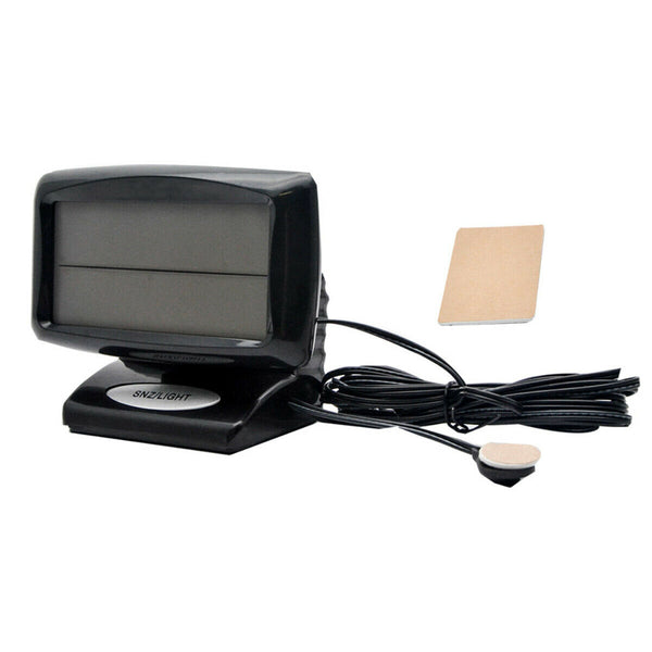 Electronic Clock Inside Outside Temperature Gauge Car Truck Vehicle Thermometer