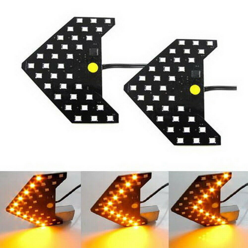 33 SMD Sequential LED Arrows for Car Side Mirror Turn Signal Lights