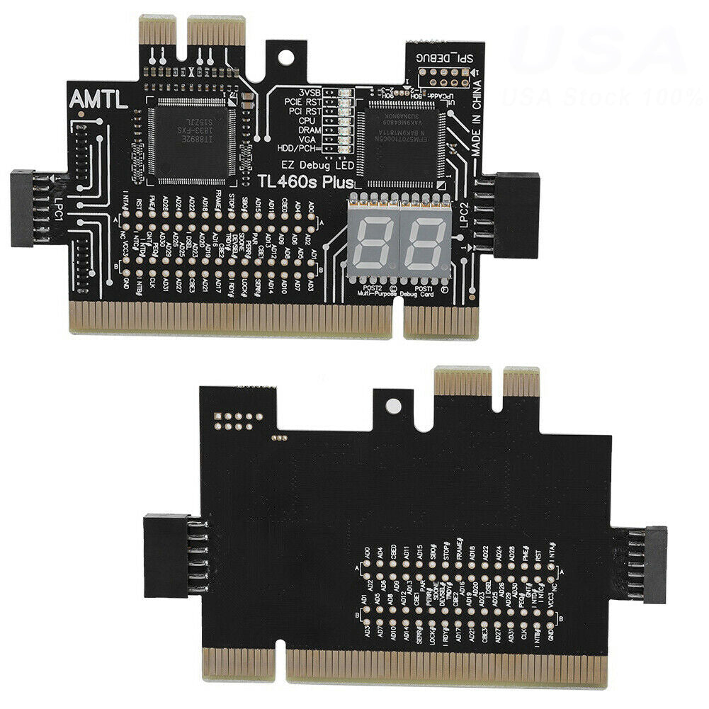 Upgrade PCI PCIE LPC EC Hardware Mainboard Diagnose Card Tester Notebook Laptop