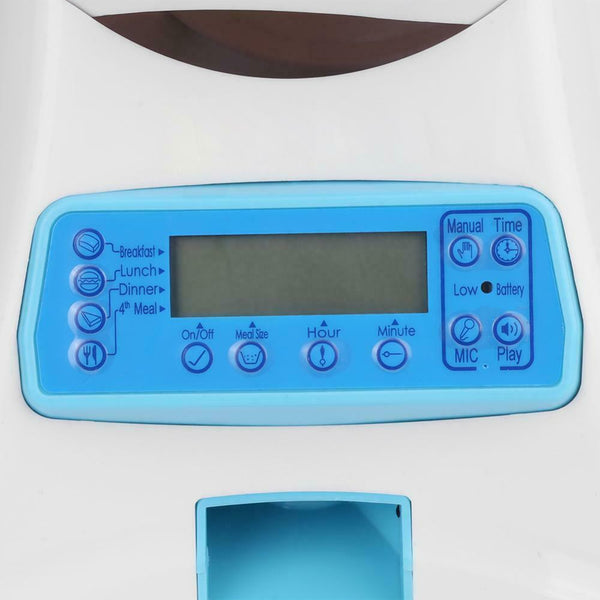 4L Automatic Program Programmable Auto Pet Cat Puppy Dog Feeder Food Dispenser
