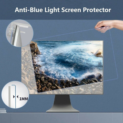 23 Inch 23" PC Anti Blue Light Filter Monitor Glare Guard Screen Protector Anti-Scratch