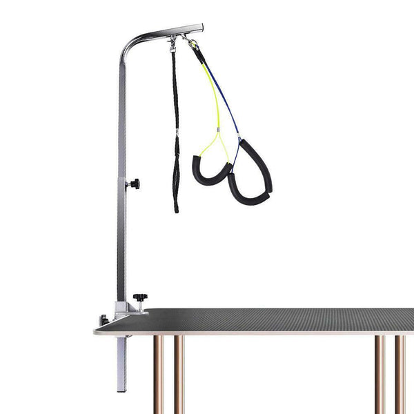 Foldable Pet Grooming Table Arm with Clamp Dog Grooming Tools Holder Adjustable