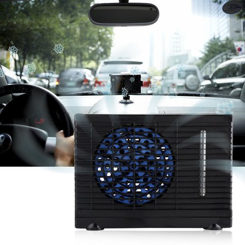 Mini Motor Car Truck  Vehicle Cooler Cooling Cool Fan Water Ice Air Conditioner