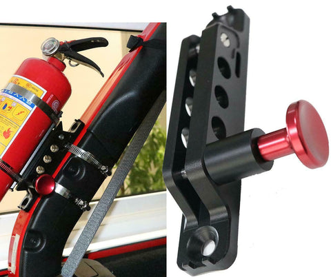 Fire Extinguisher Roll Cage Mount Kit for UTV RZR XP Maverick YXZ1000 Wildcat